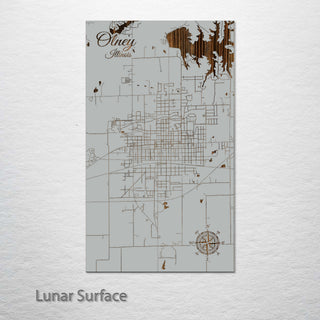 Olney, Illinois Street Map