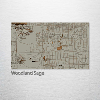 Orland Hills, Illinois Street Map
