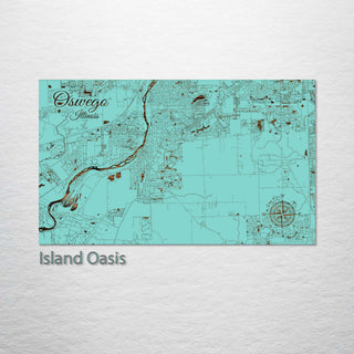 Oswego, Illinois Street Map