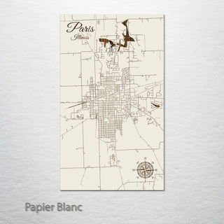 Paris, Illinois Street Map
