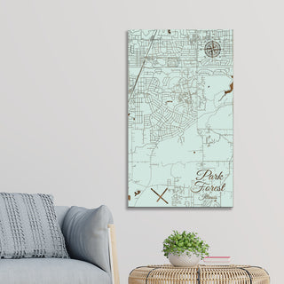 Park Forest, Illinois Street Map