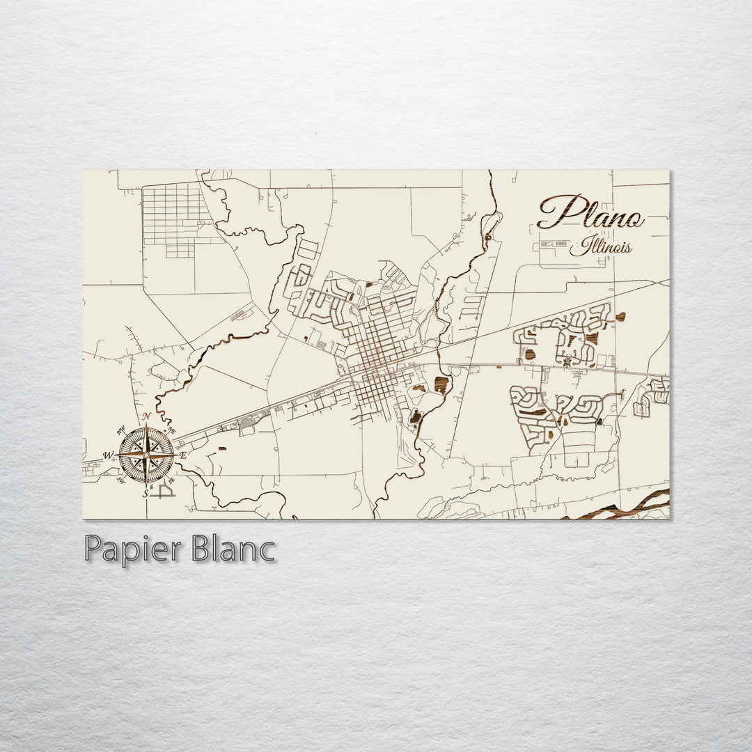 Plano, Illinois Street Map