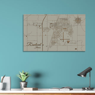 Rantoul, Illinois Street Map