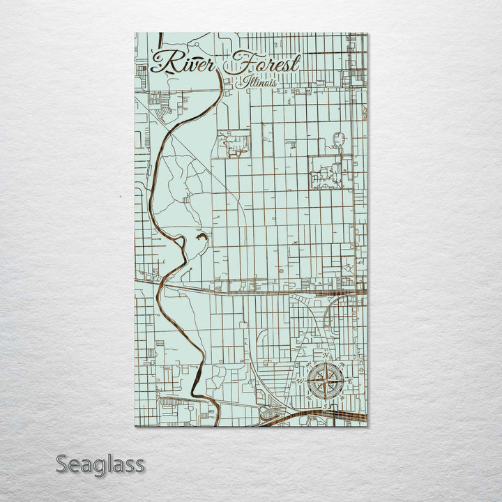 River Forest, Illinois Street Map