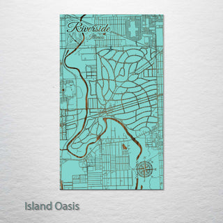 Riverside, Illinois Street Map
