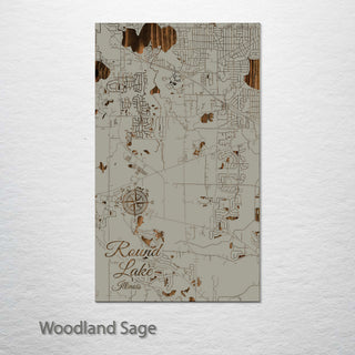 Roselle, Illinois Street Map