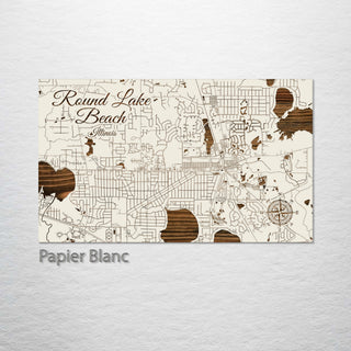 Round Lake Beach, Illinois Street Map