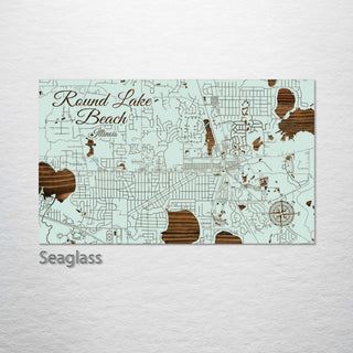 Round Lake Beach, Illinois Street Map