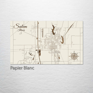 Salem, Illinois Street Map
