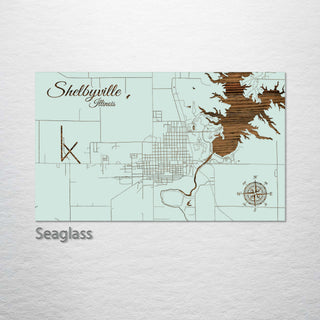Shelbyville, Illinois Street Map