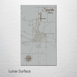 Sparta, Illinois Street Map