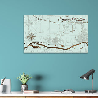 Spring Valley, Illinois Street Map