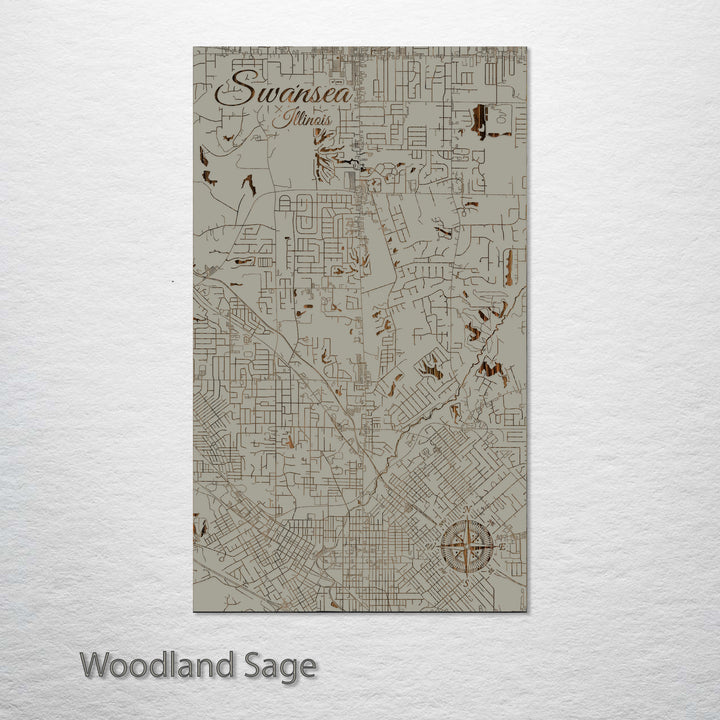 Swansea, Illinois Street Map