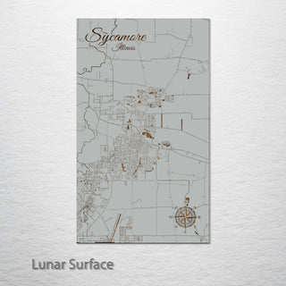Sycamore, Illinois Street Map