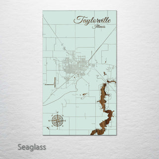 Taylorville, Illinois Street Map