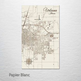 Urbana, Illinois Street Map