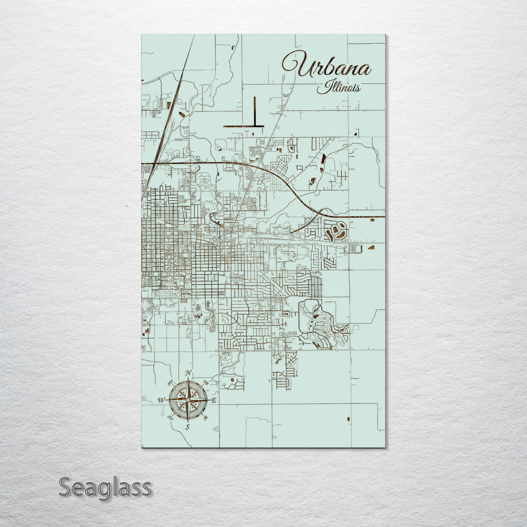 Urbana, Illinois Street Map