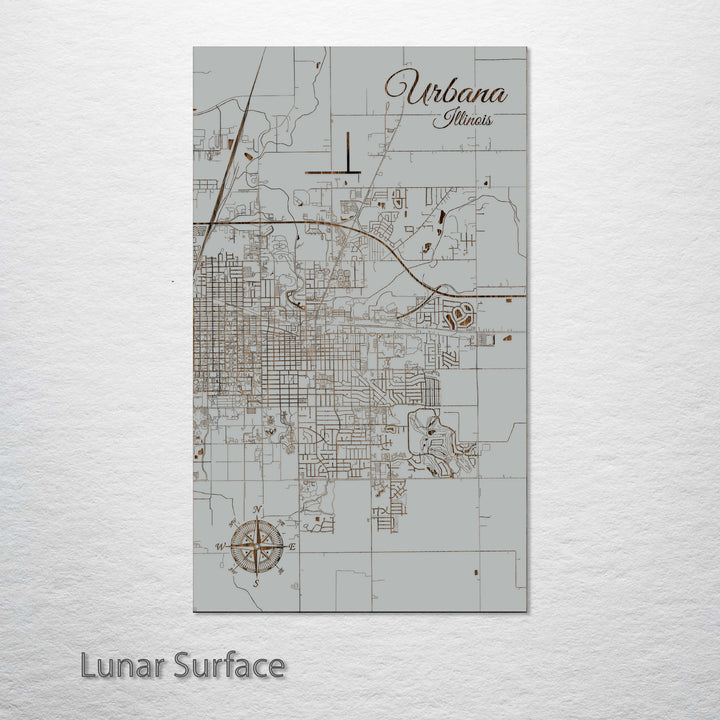 Urbana, Illinois Street Map
