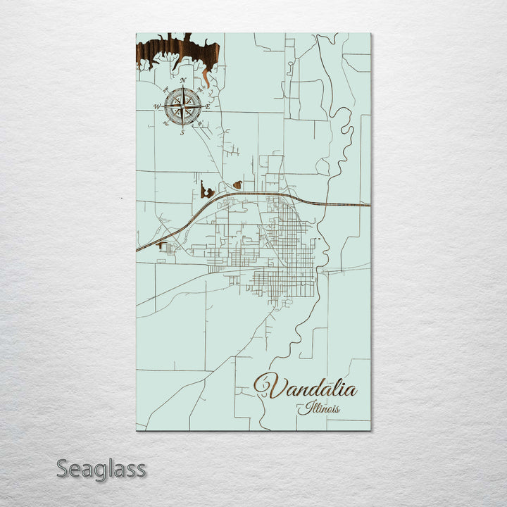 Vandalia, Illinois Street Map