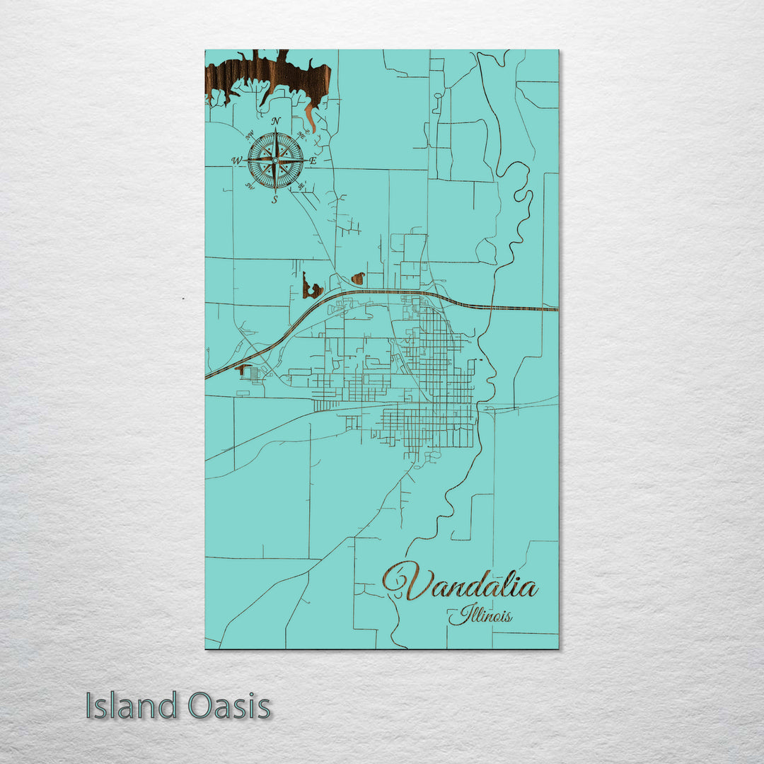 Vandalia, Illinois Street Map
