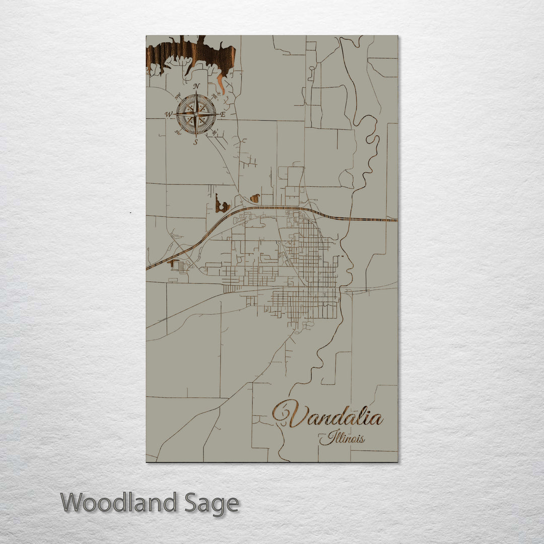 Vandalia, Illinois Street Map