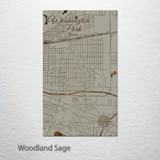 Washington Park, Illinois Street Map