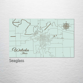 Watseka, Illinois Street Map