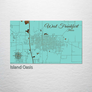 West Frankfort, Illinois Street Map
