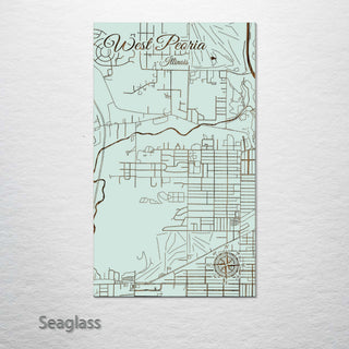 West Peoria, Illinois Street Map