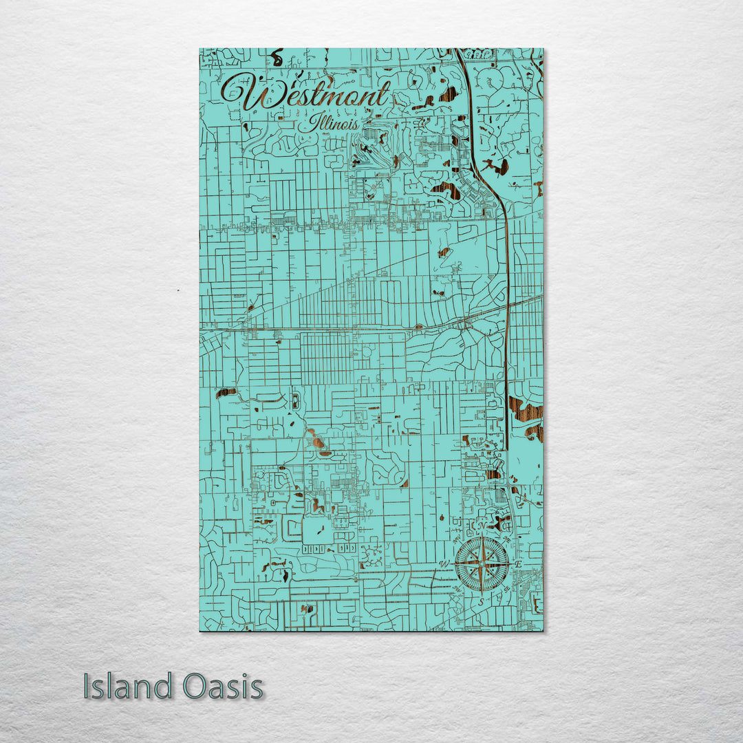 Westmont, Illinois Street Map