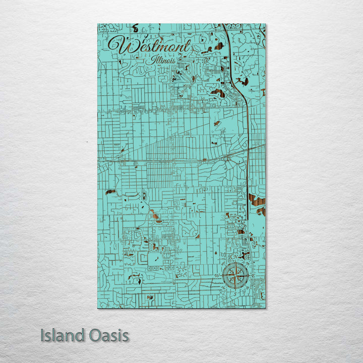 Westmont, Illinois Street Map