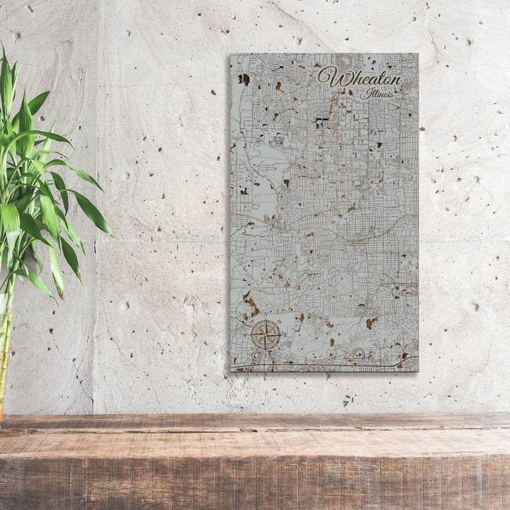 Wheaton, Illinois Street Map