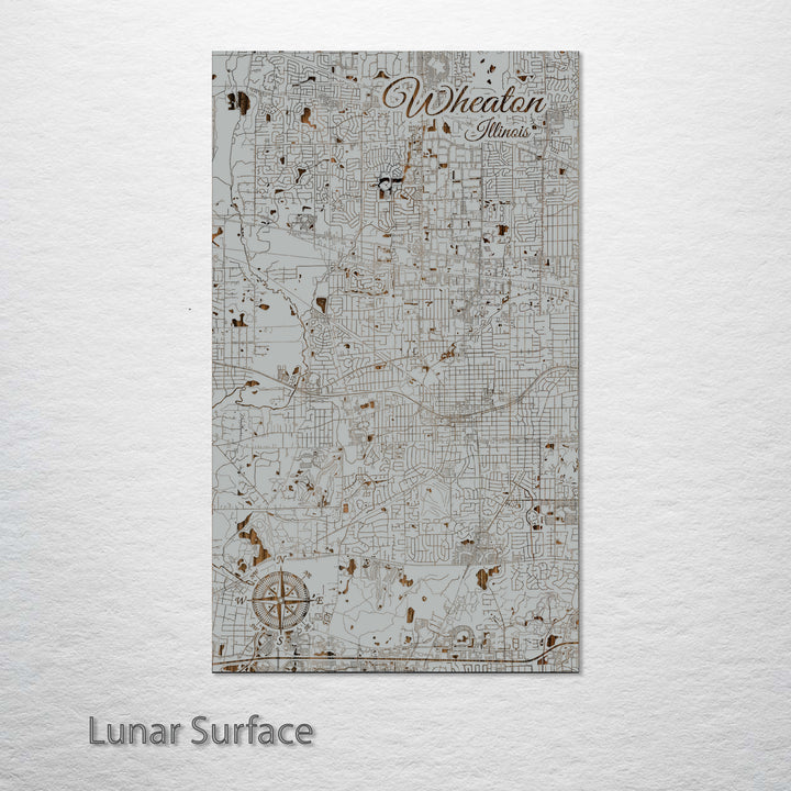 Wheaton, Illinois Street Map