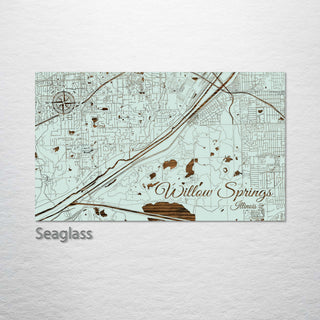 Willow Springs, Illinois Street Map