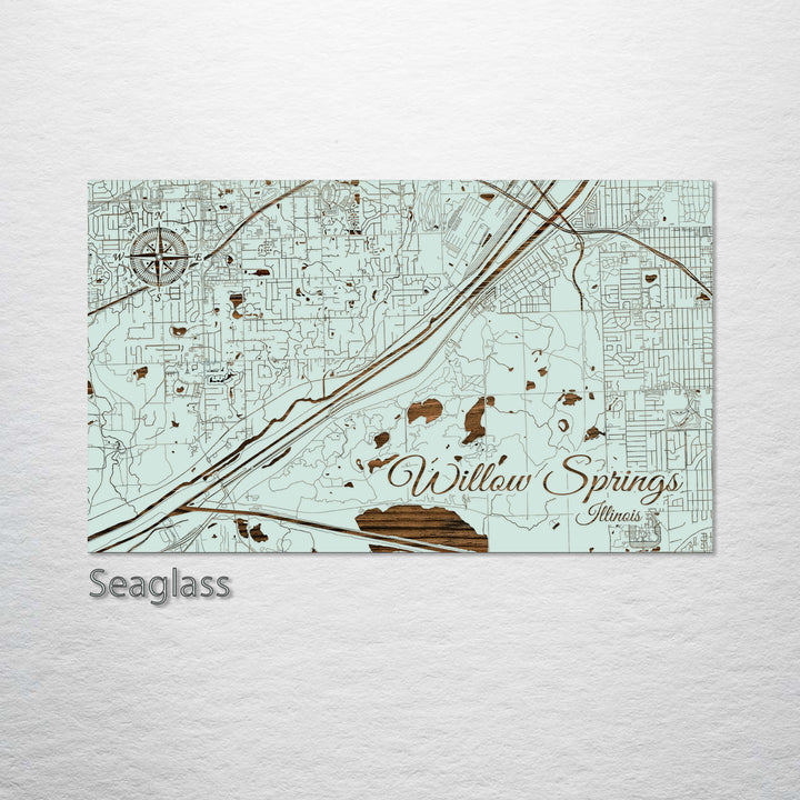 Willow Springs, Illinois Street Map