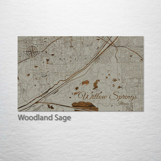 Willow Springs, Illinois Street Map