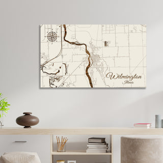 Wilmington, Illinois Street Map