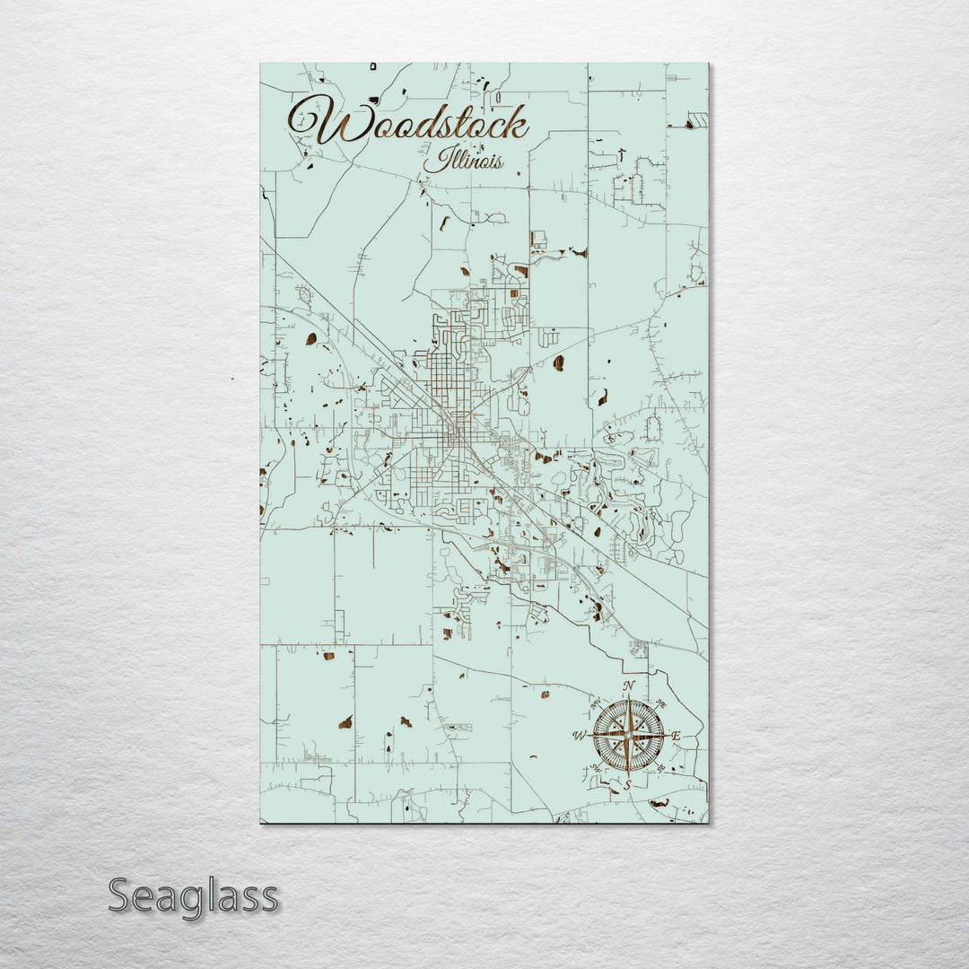 Woodstock, Illinois Street Map
