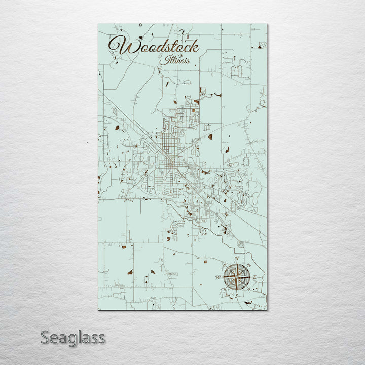 Woodstock, Illinois Street Map