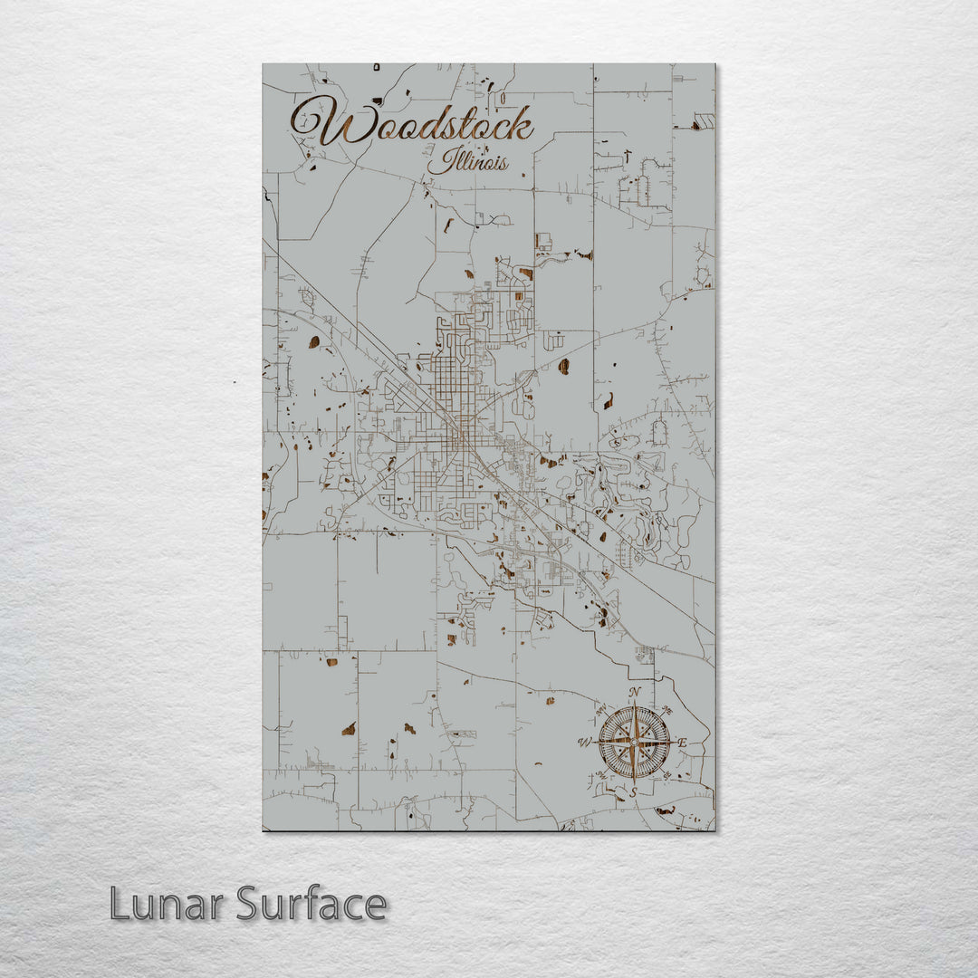 Woodstock, Illinois Street Map