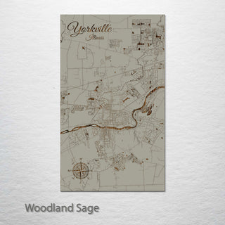 Yorkville, Illinois Street Map
