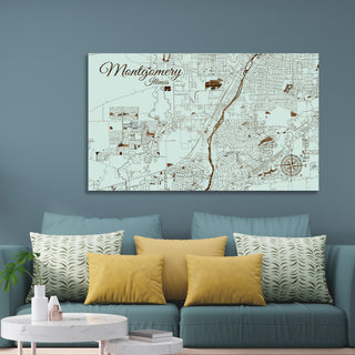 Montgomery, Illinois Street Map