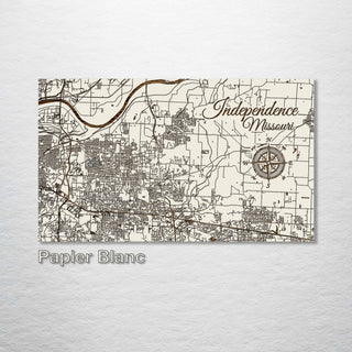 Independence, Missouri Street Map - Fire & Pine