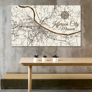 Jefferson City, Missouri Street Map