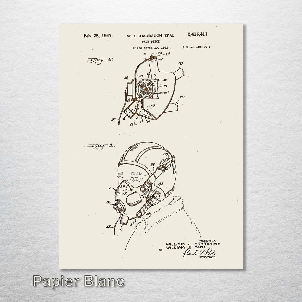 Jet Oxygen Mask US Patent - Fire & Pine