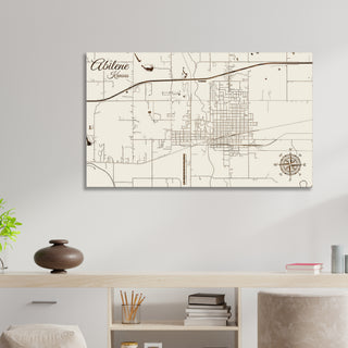 Abilene, Kansas Street Map