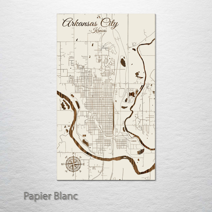 Arkansas City, Kansas Street Map