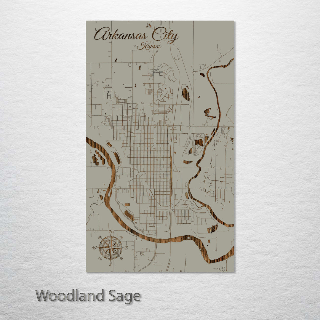 Arkansas City, Kansas Street Map