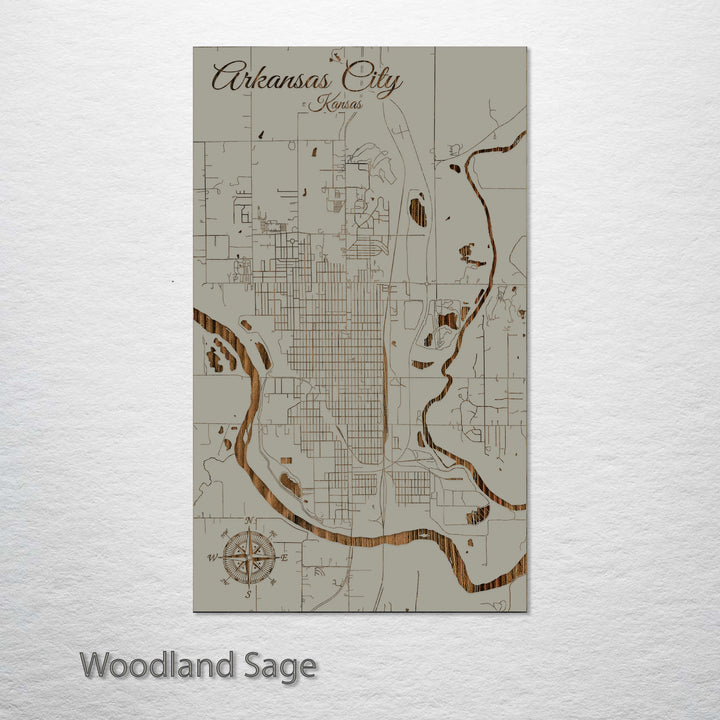 Arkansas City, Kansas Street Map