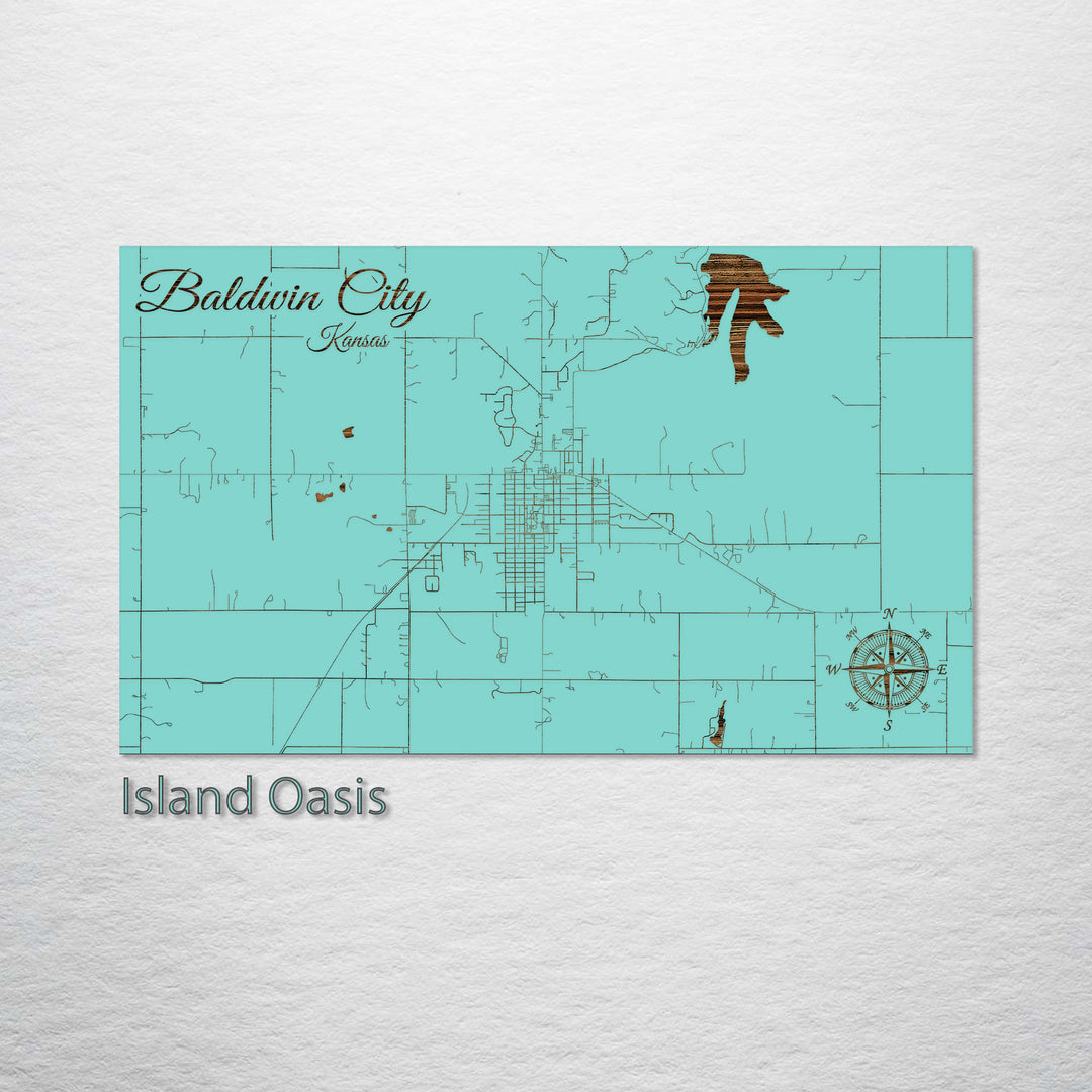 Baldwin City, Kansas Street Map